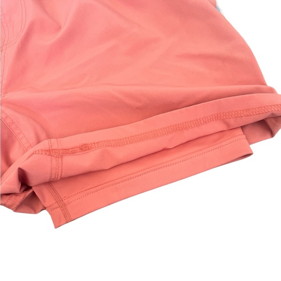 All Fenix Men’s Swim Shorts Melon with Navy Trim Medium - Picture 4 of 7